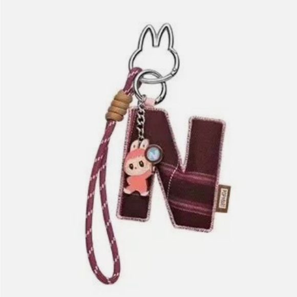 Authentic Popmart Pin for Love Labubu Letter N - Picture 1 of 4